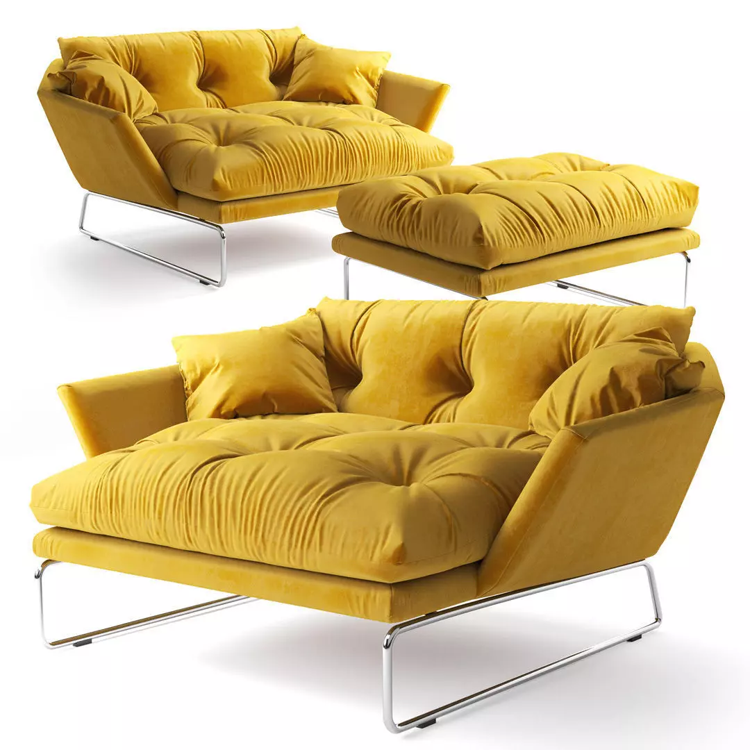 New York Suite Armchair Free trial model Free 3D model_0