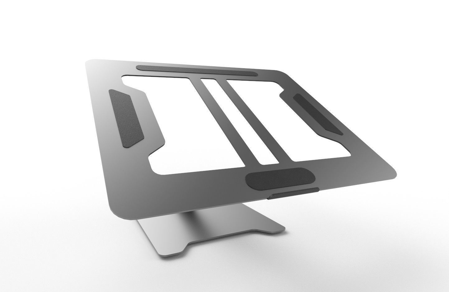 Laptop Stand M6 Low-poly 3D model_2