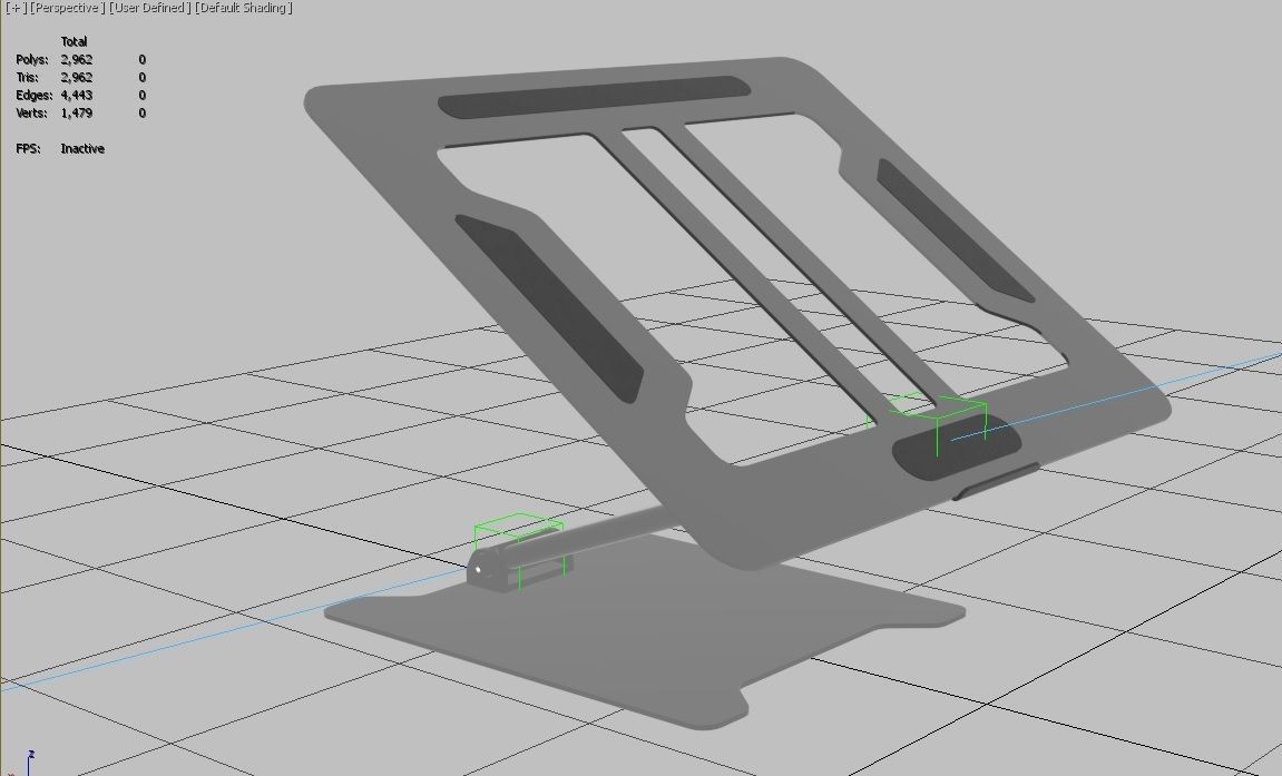 Laptop Stand M6 Low-poly 3D model_16