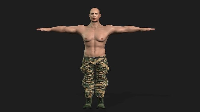 Vladimir putin 3D model 3D model