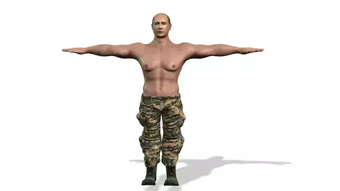 Vladimir putin 3D model 3D model