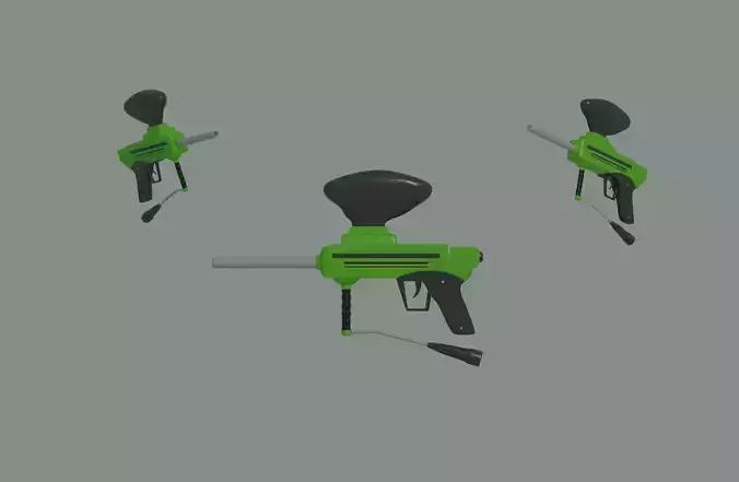 Paintball Gun 3D model