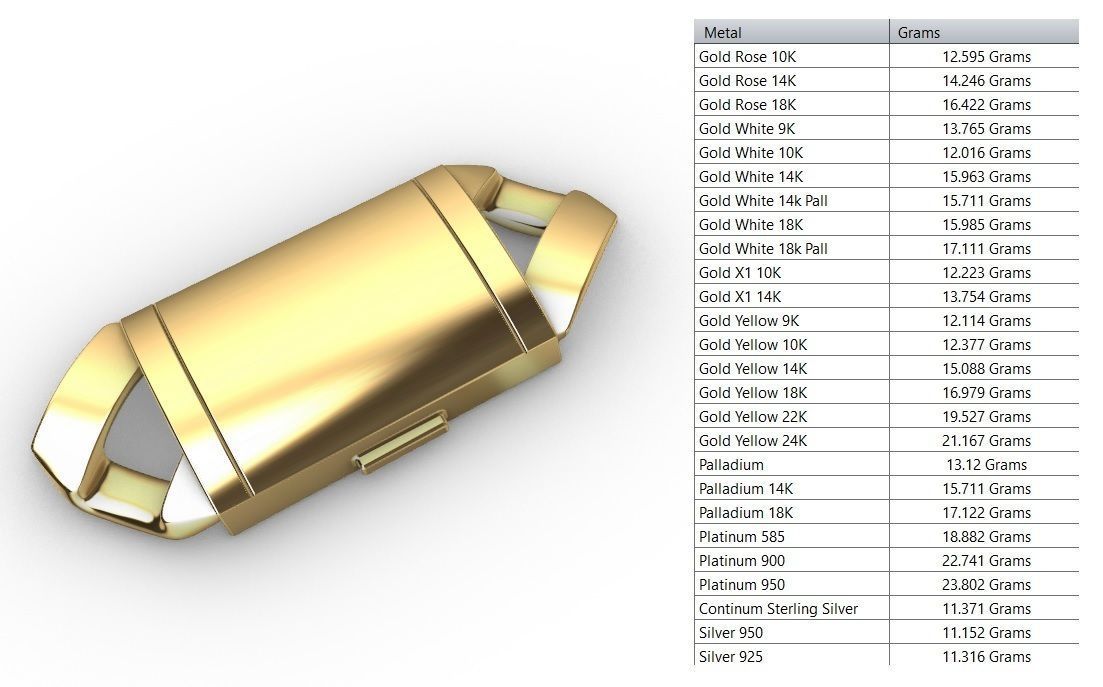 14 MM MIAMI CUBAN LINK CHAIN FOR BRACELET OR NECKLACE 3D print model_10