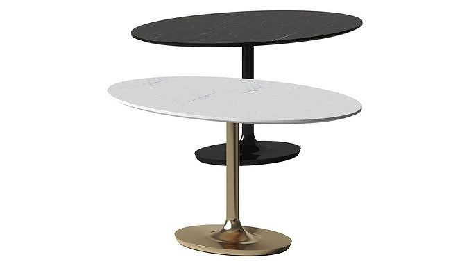 Nero Oval by Crate and Barrel 3D model