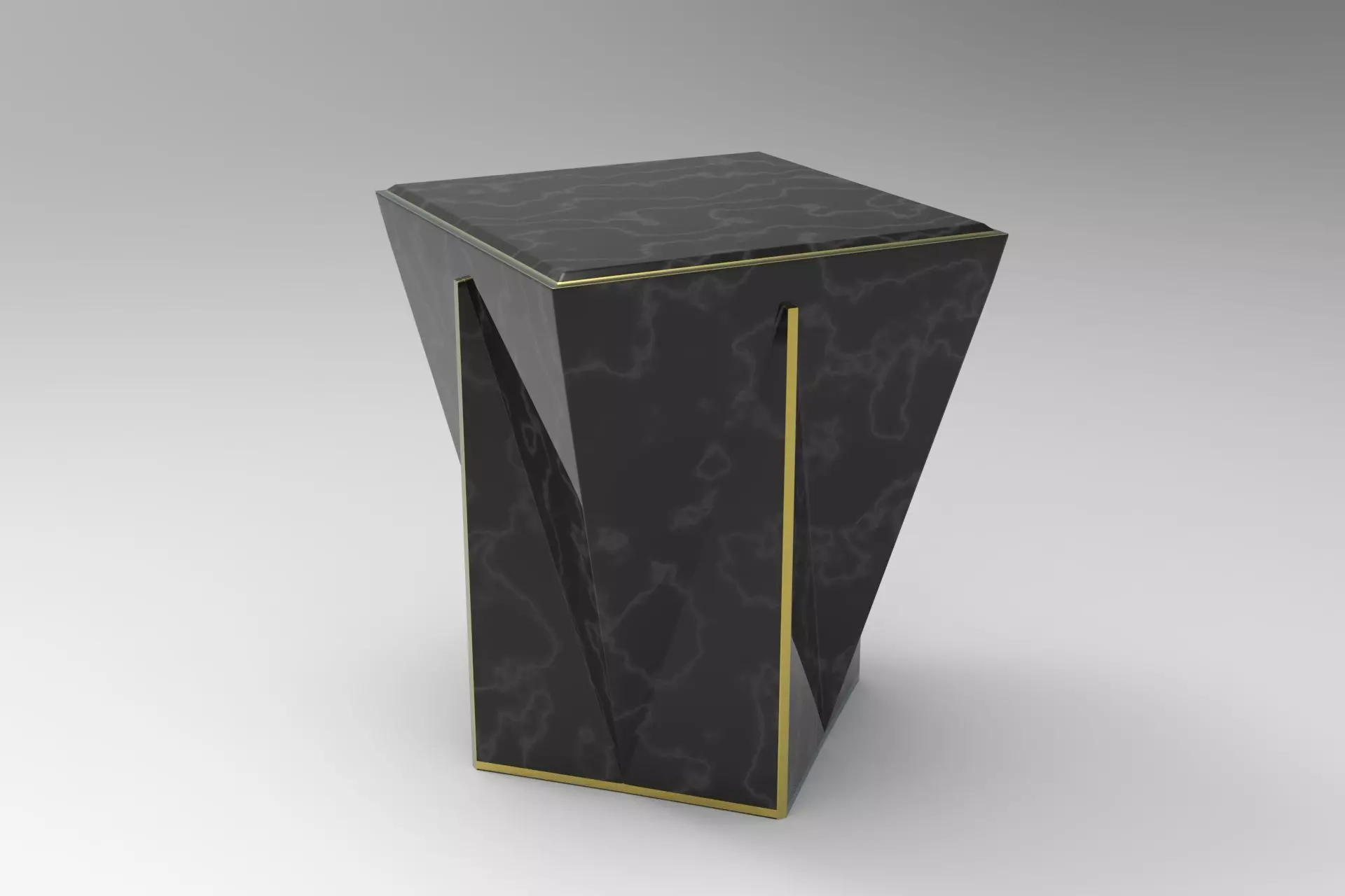 Prisma Side Table Low-poly 3D model