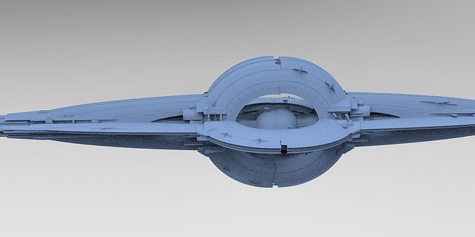 Floating Angel monolith Mass relay  3D model