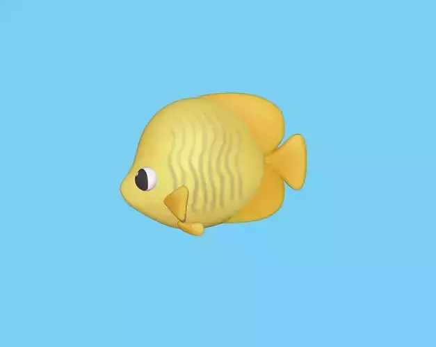 Cute Little Fish 3D print model