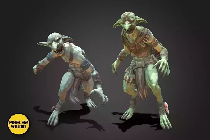 Fantasy Creature - Combat Goblin