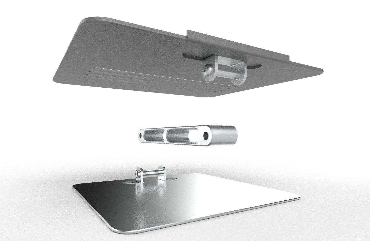 Laptop Stand M4 Low-poly 3D model_29