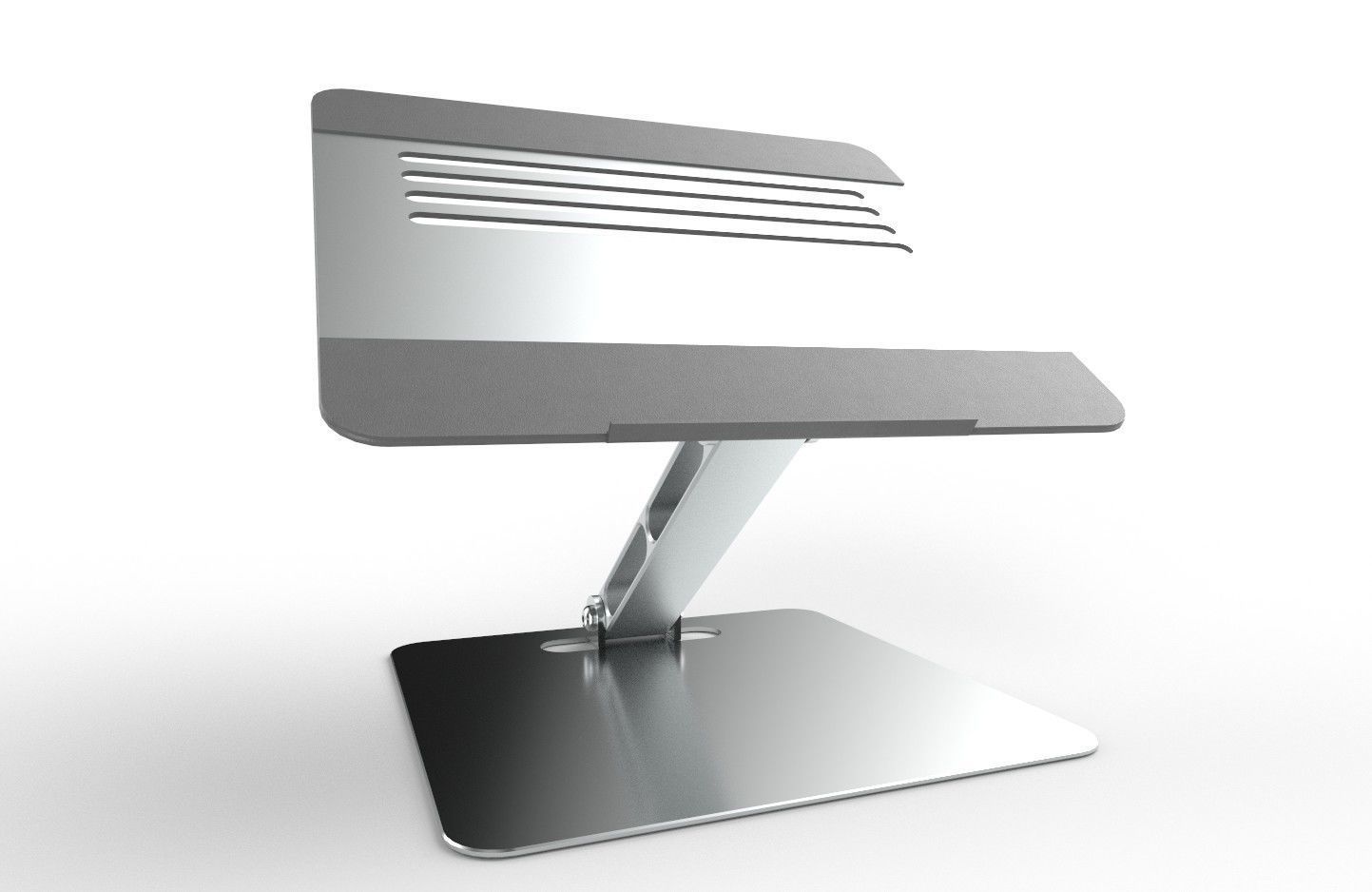 Laptop Stand M4 Low-poly 3D model_17