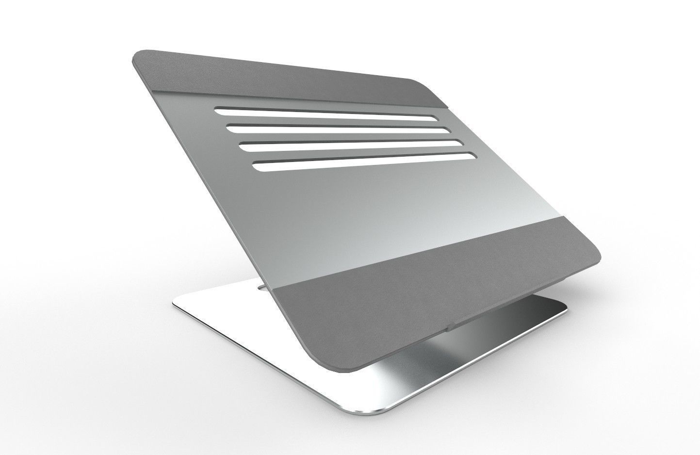 Laptop Stand M4 Low-poly 3D model_8