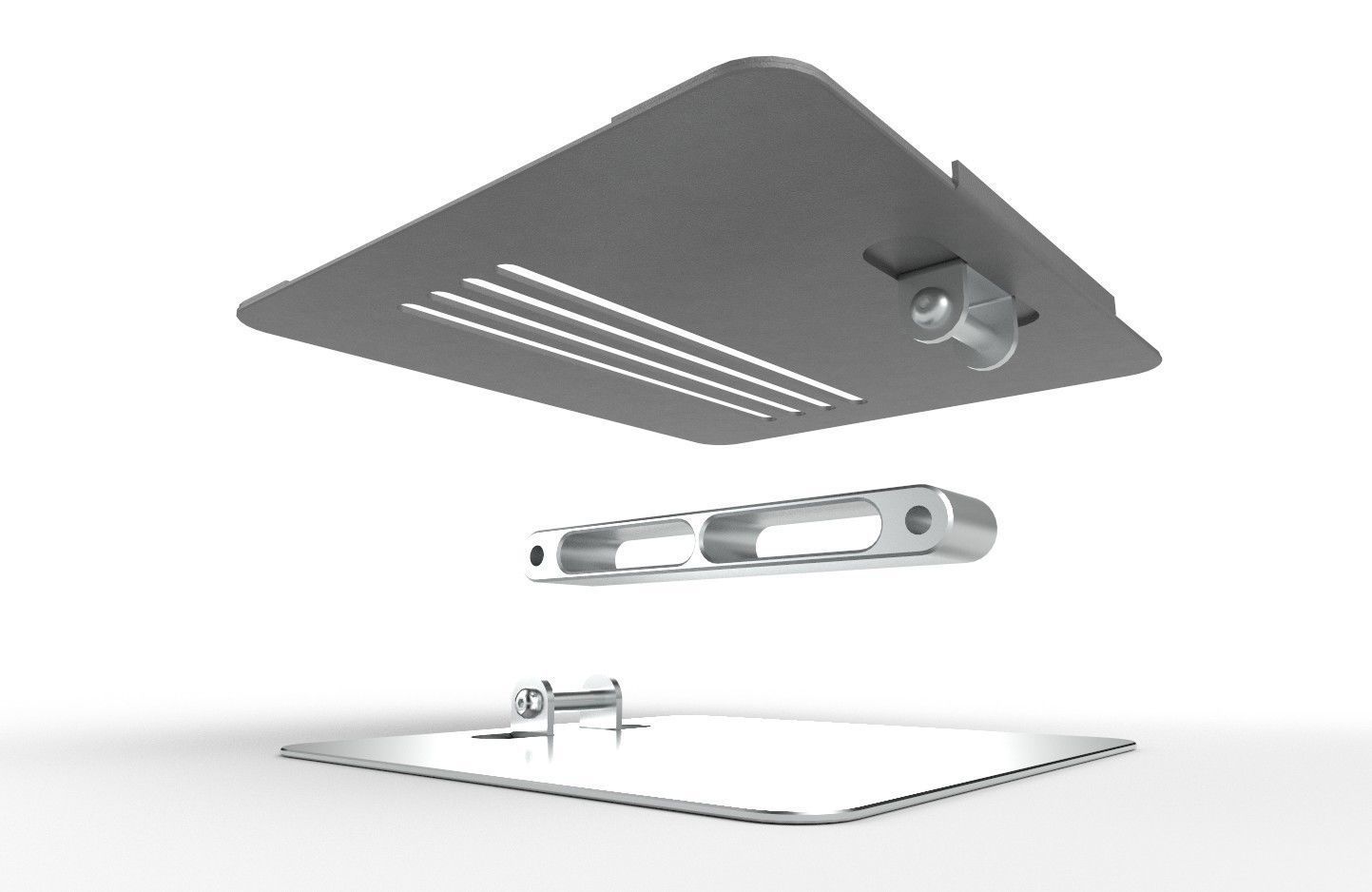 Laptop Stand M4 Low-poly 3D model_15