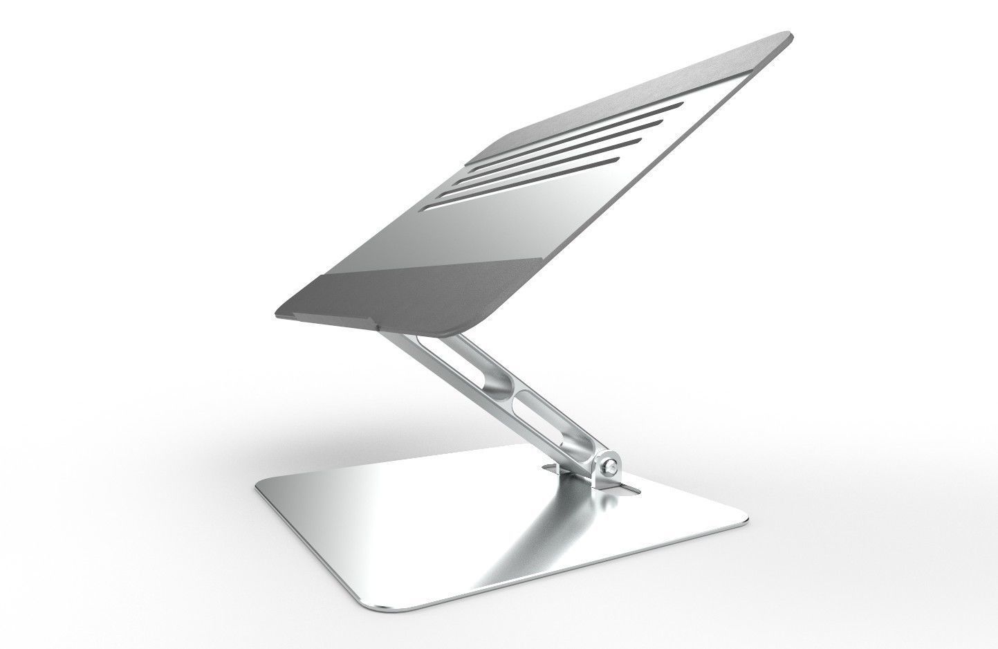 Laptop Stand M4 Low-poly 3D model_4