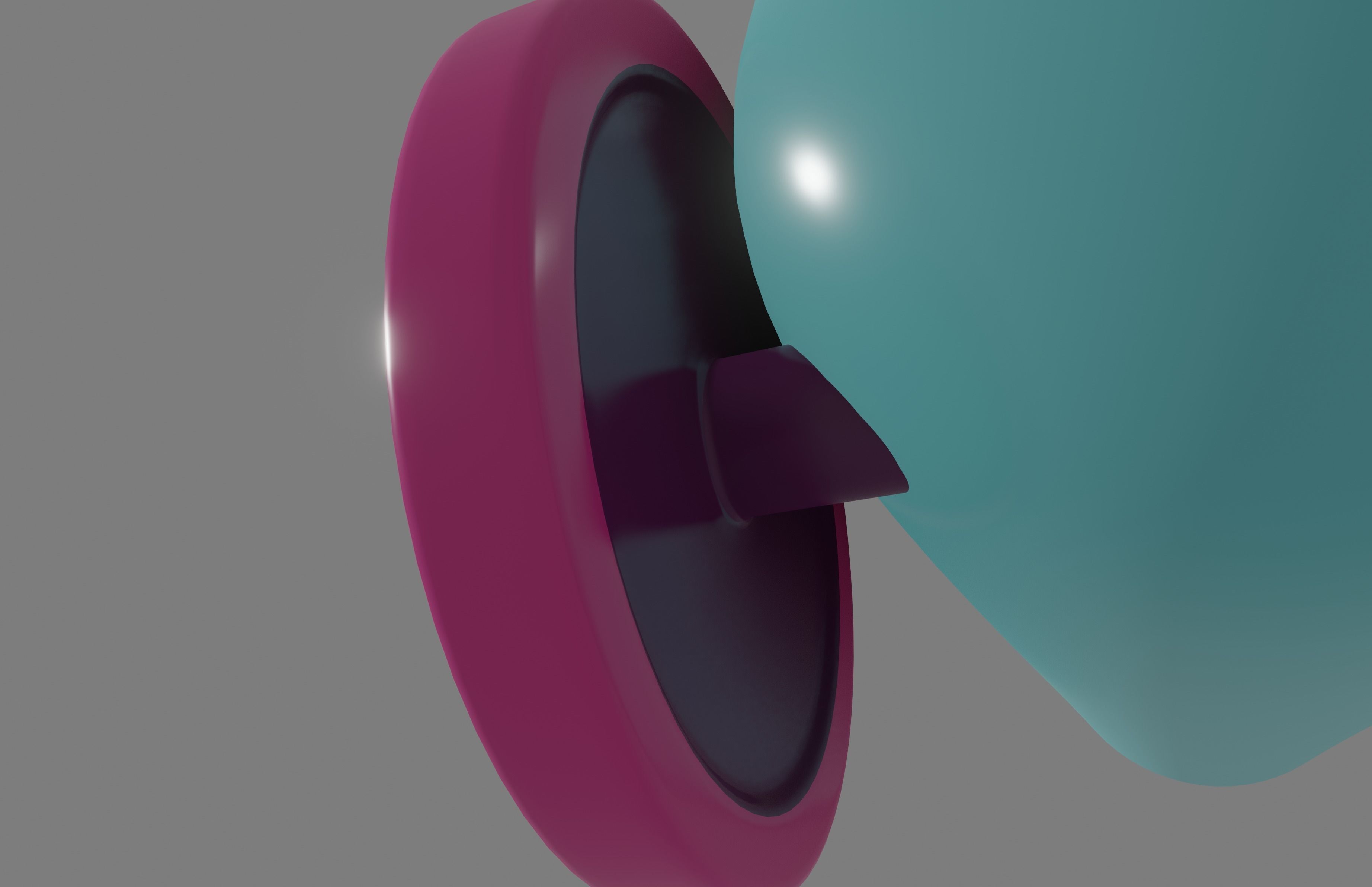 Party Cannon 3D model_11