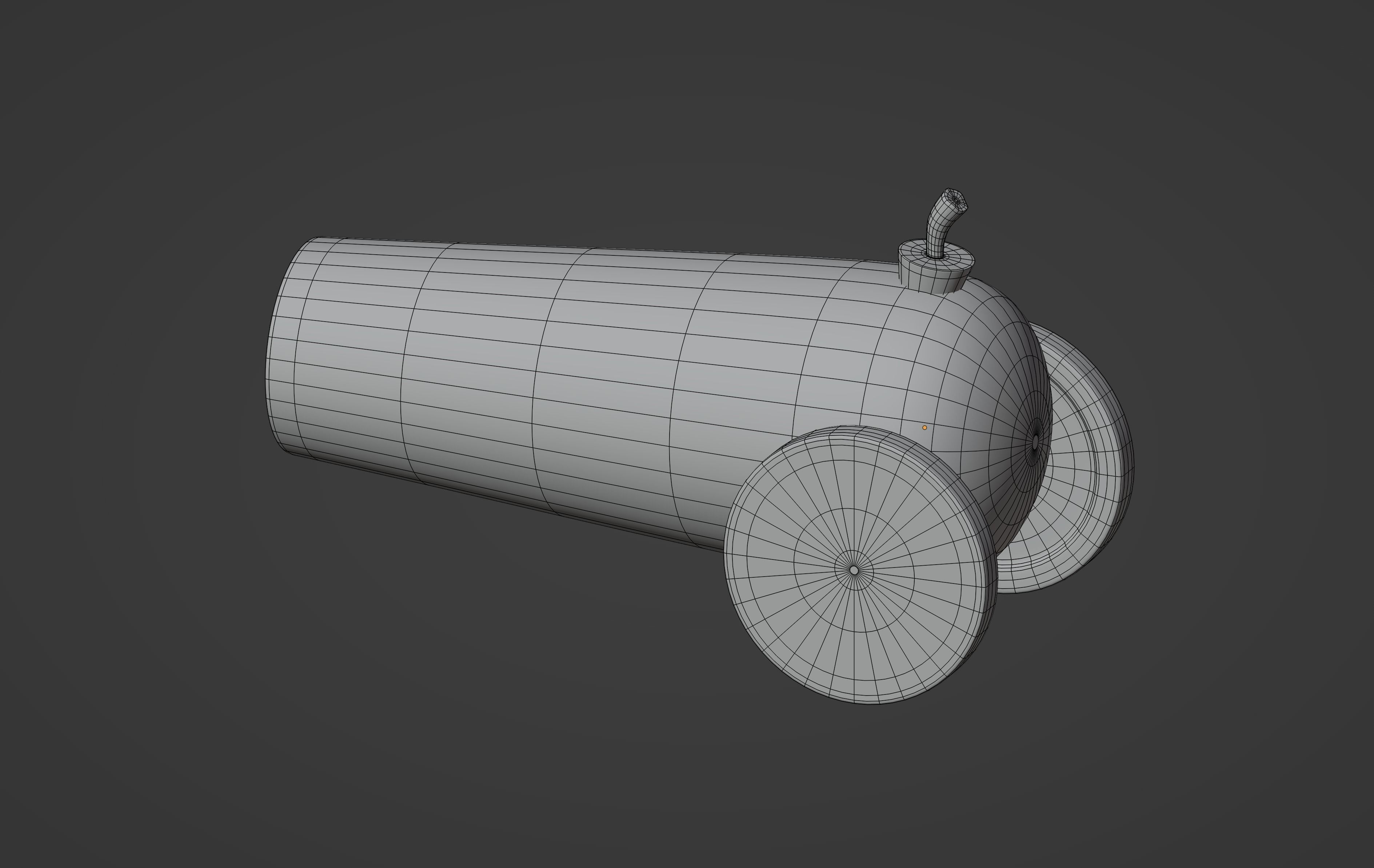 Party Cannon 3D model_16