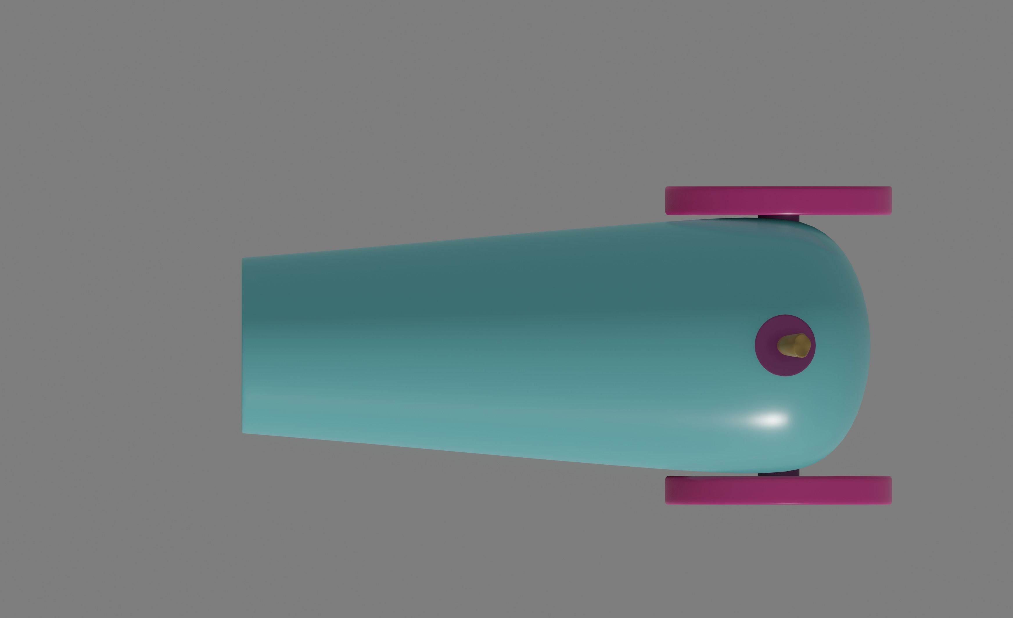 Party Cannon 3D model_8