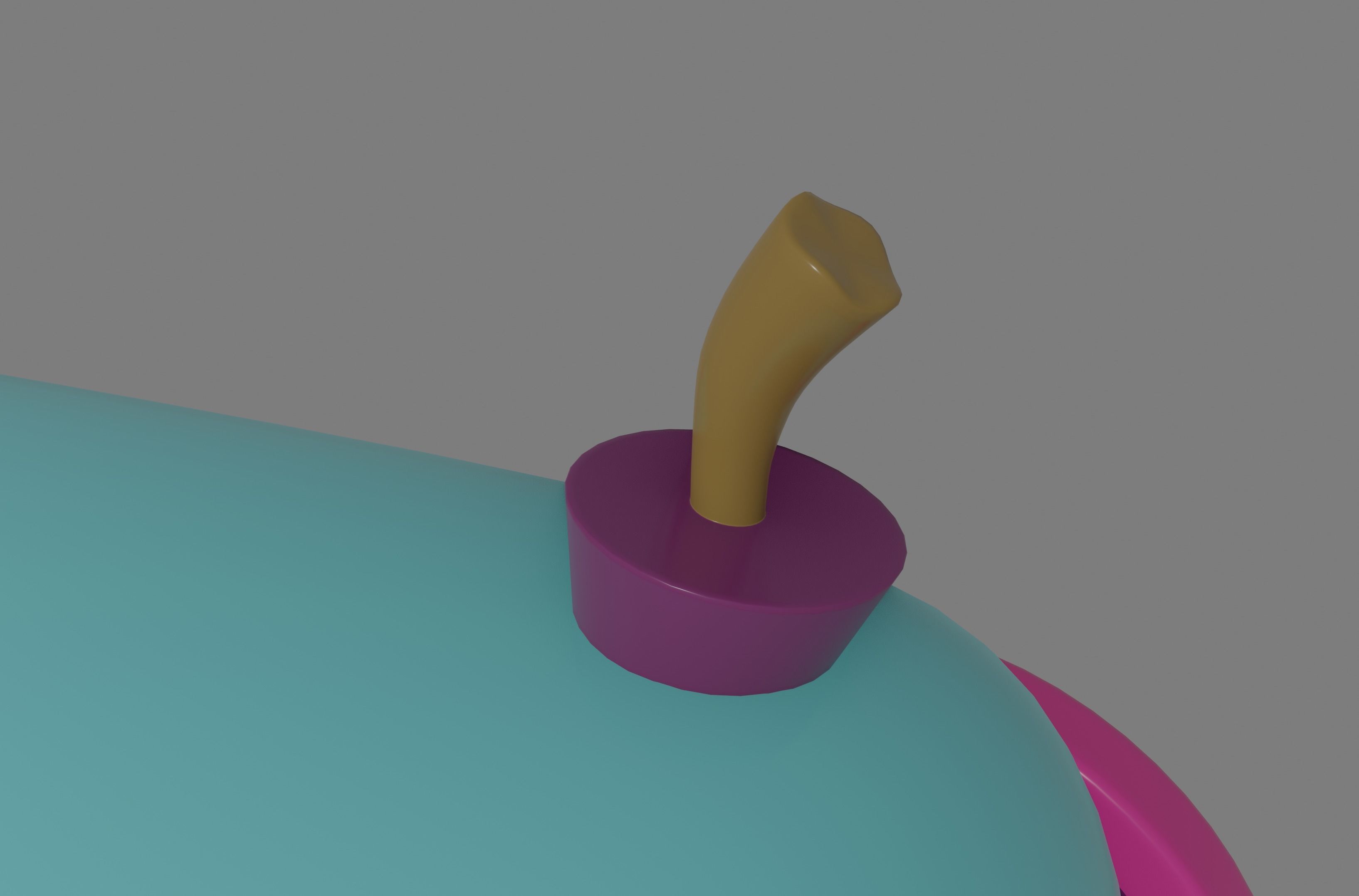 Party Cannon 3D model_12