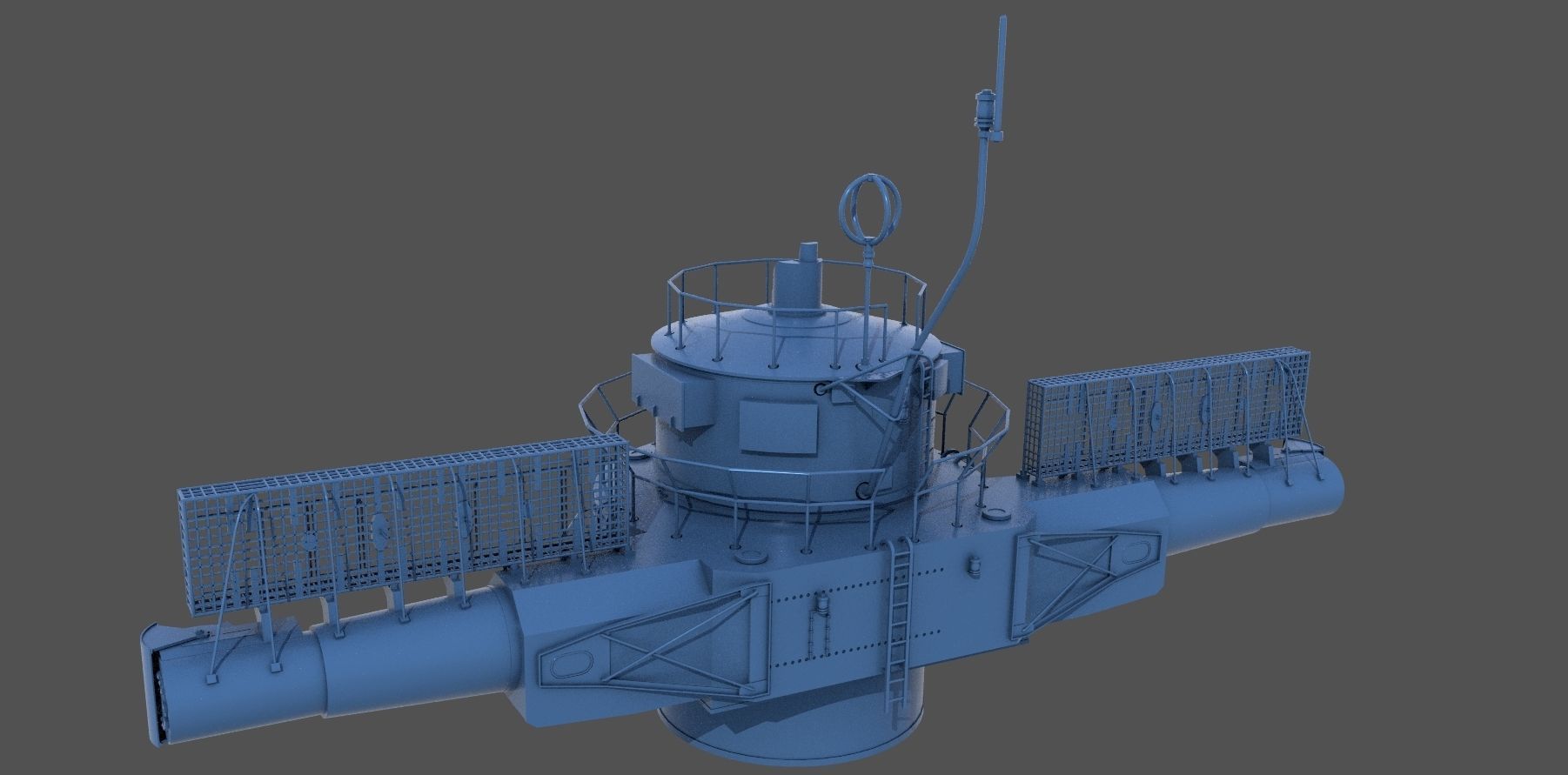 Yamato 15m main rangefinder - Personal license - 1-100 scale 3D print model_2