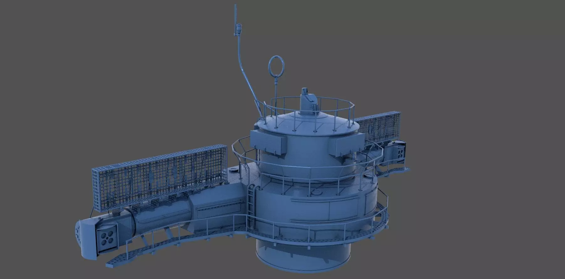 Yamato 15m main rangefinder - Personal license - 1-100 scale 3D print model_0