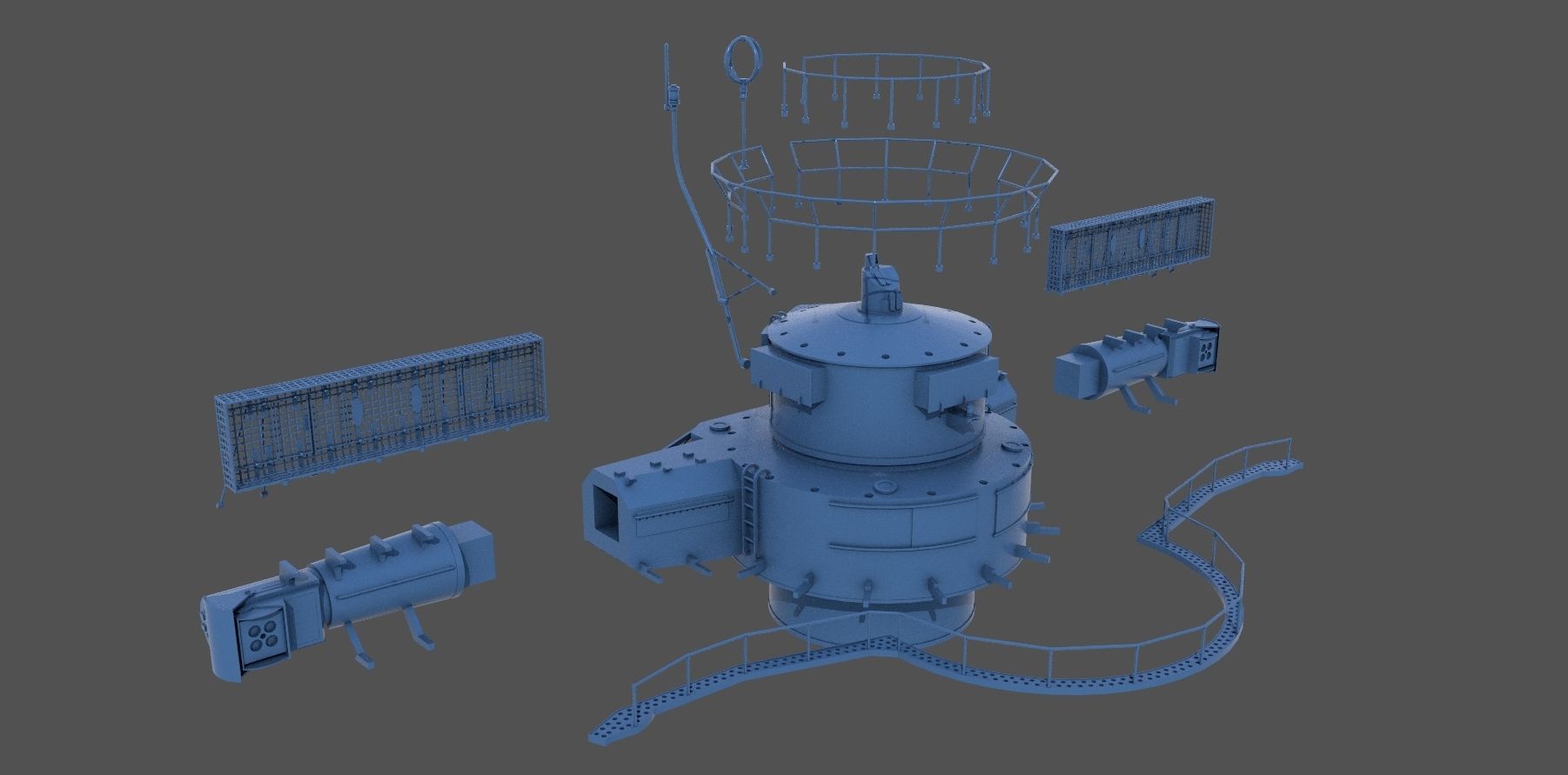 Yamato 15m main rangefinder - Personal license - 1-100 scale 3D print model_4