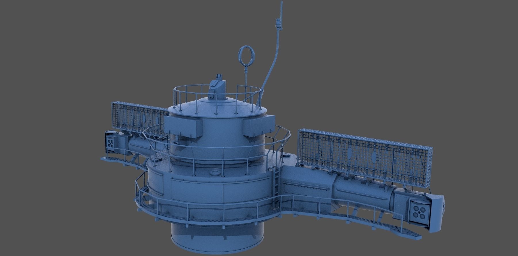 Yamato 15m main rangefinder - Personal license - 1-100 scale 3D print model_1