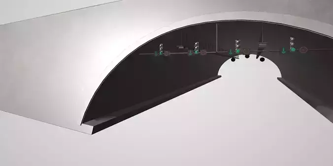 Northern Marmara Highway Road With Props