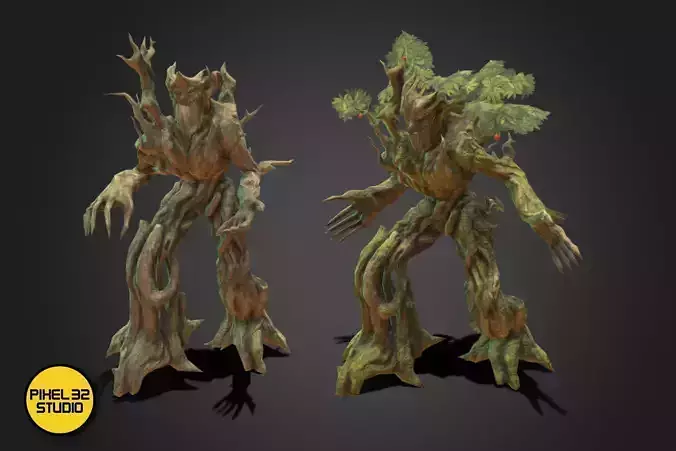 Fantasy Creature - Combat TreeMan