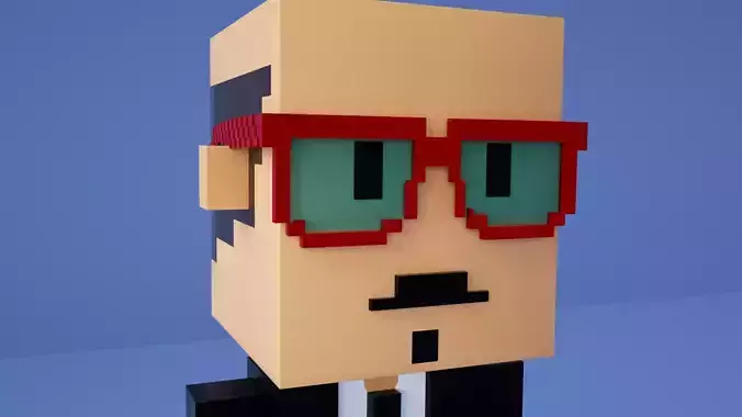 3D Meebit Businessman