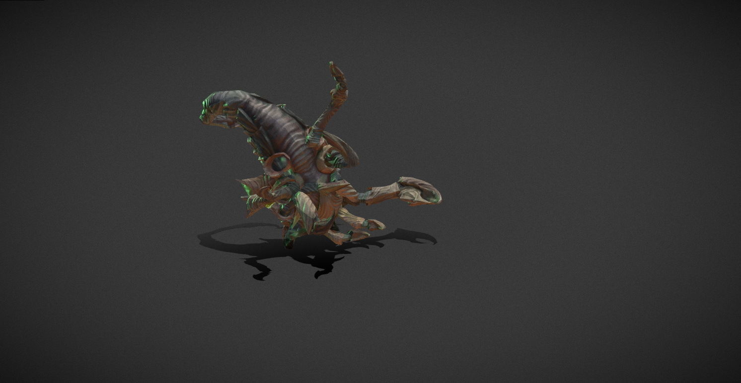 Fantasy Creature - Scorpion Low-poly 3D model_26