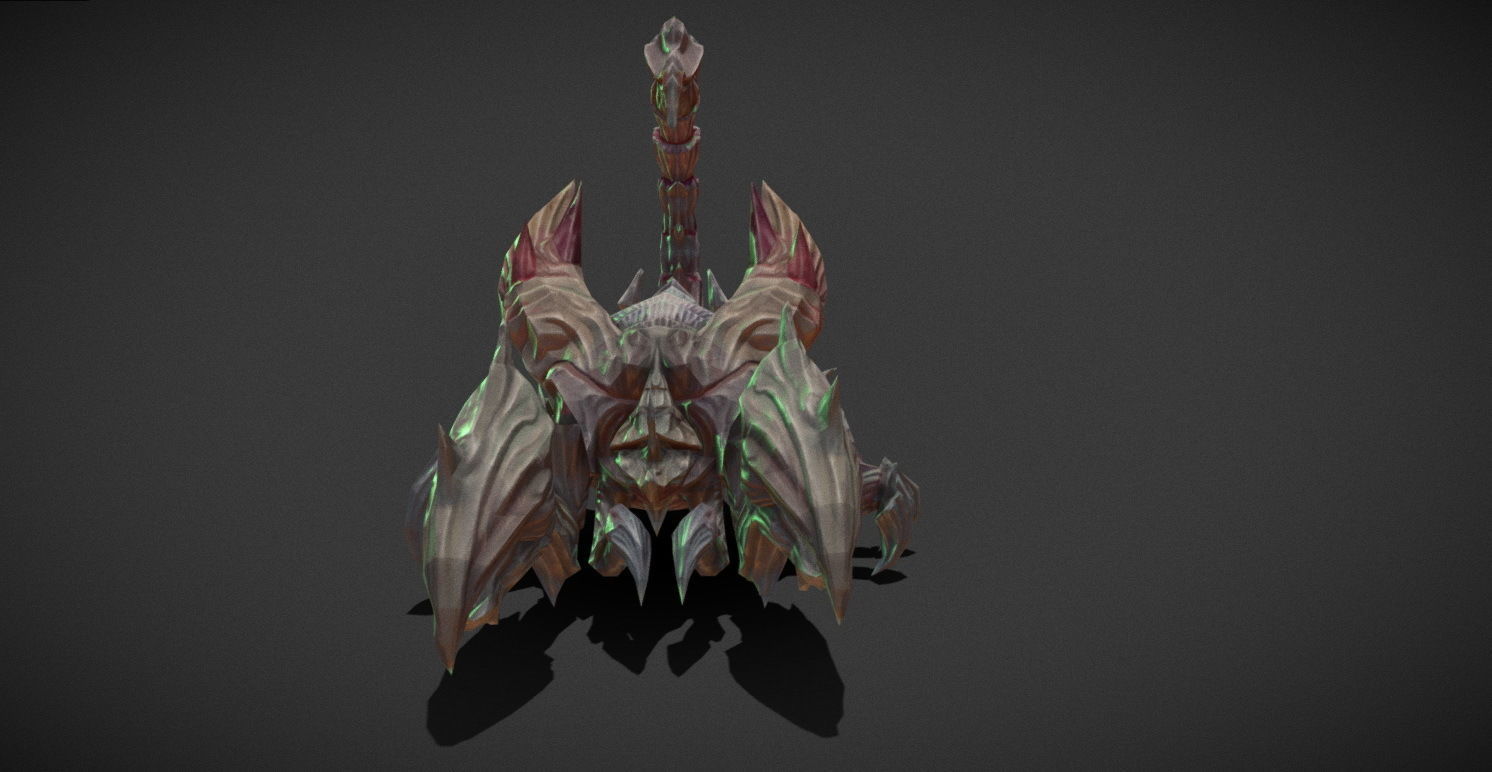 Fantasy Creature - Scorpion Low-poly 3D model_6