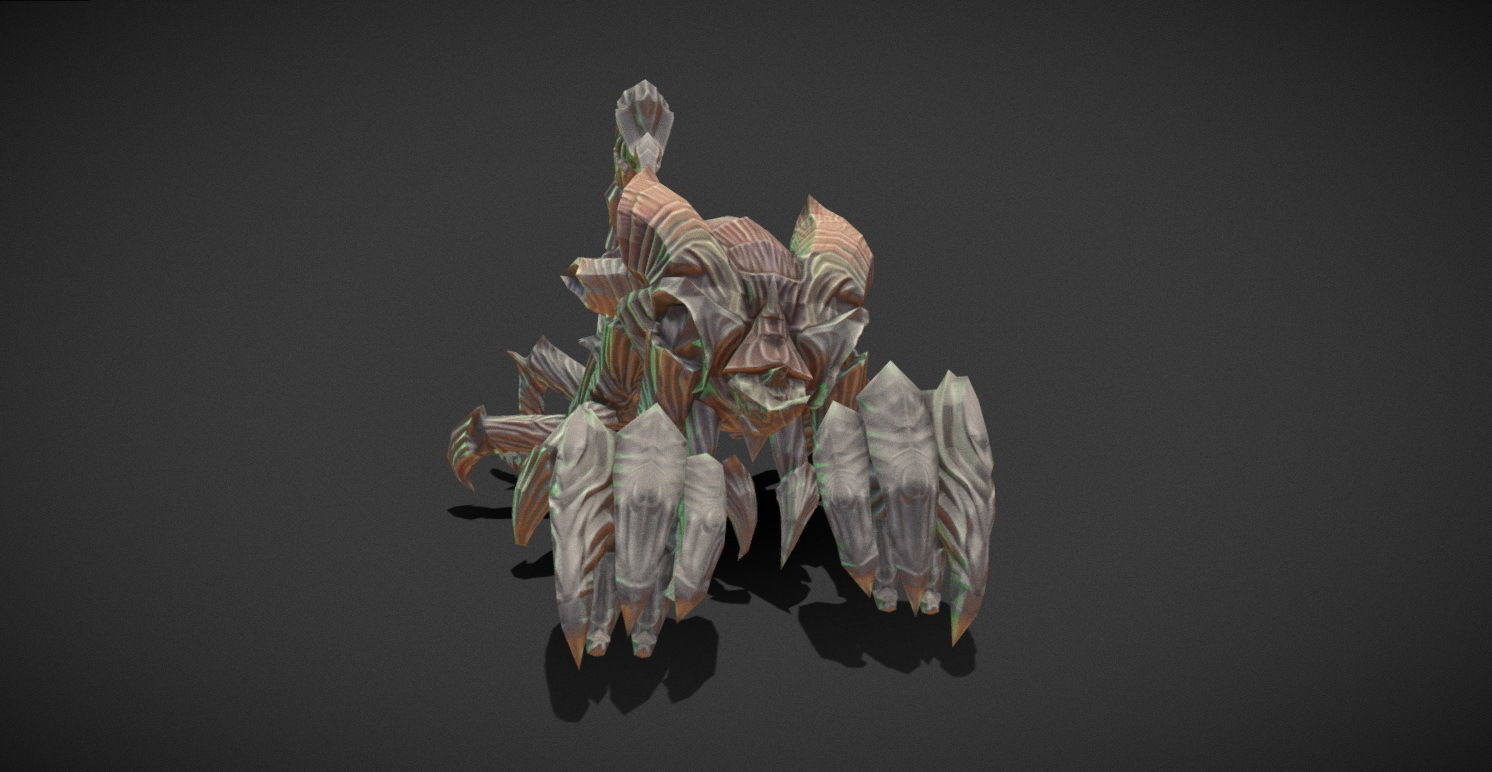 Fantasy Creature - Scorpion Low-poly 3D model_14