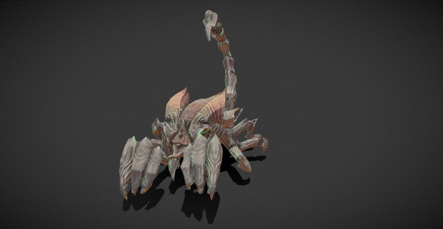 Fantasy Creature - Scorpion Low-poly 3D model_18