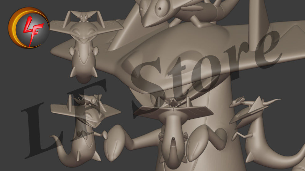 Pokemon Dreepy and Drakloak 3D model_2