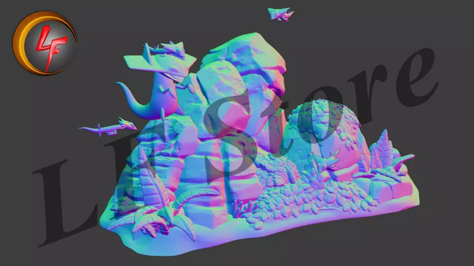 Pokemon Dreepy and Drakloak 3D model_0