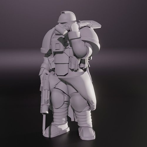 KriegMarines - At Ease 3D print model