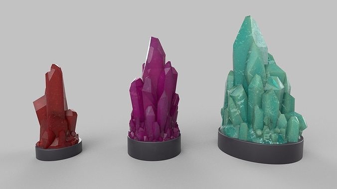 magical stone Low-poly 3D model