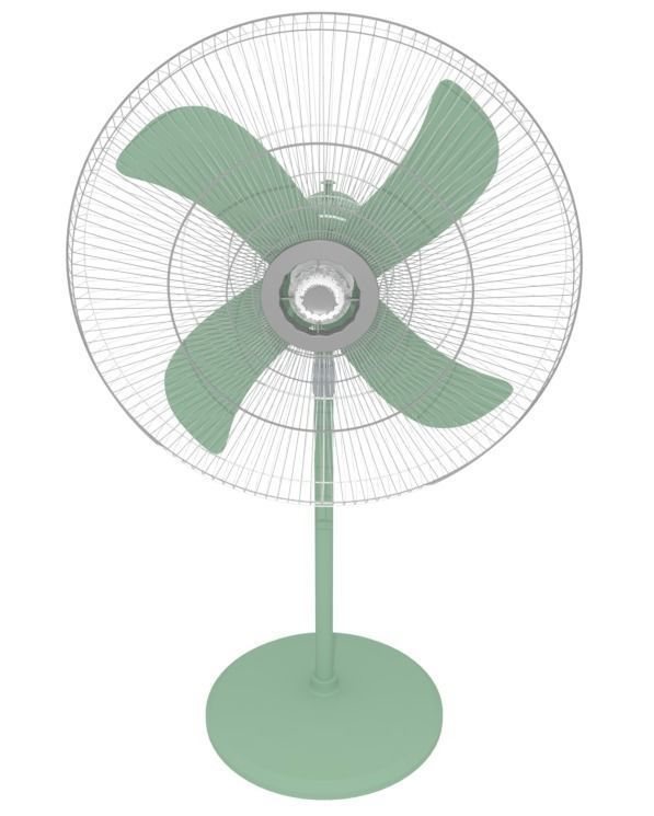 Stand Fan 3D model_6