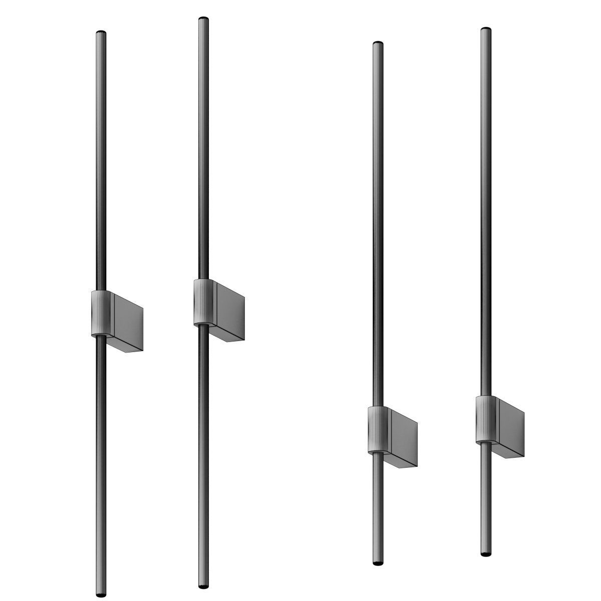 Lancia by EGOLUCE - wall lamps set 3D model_2