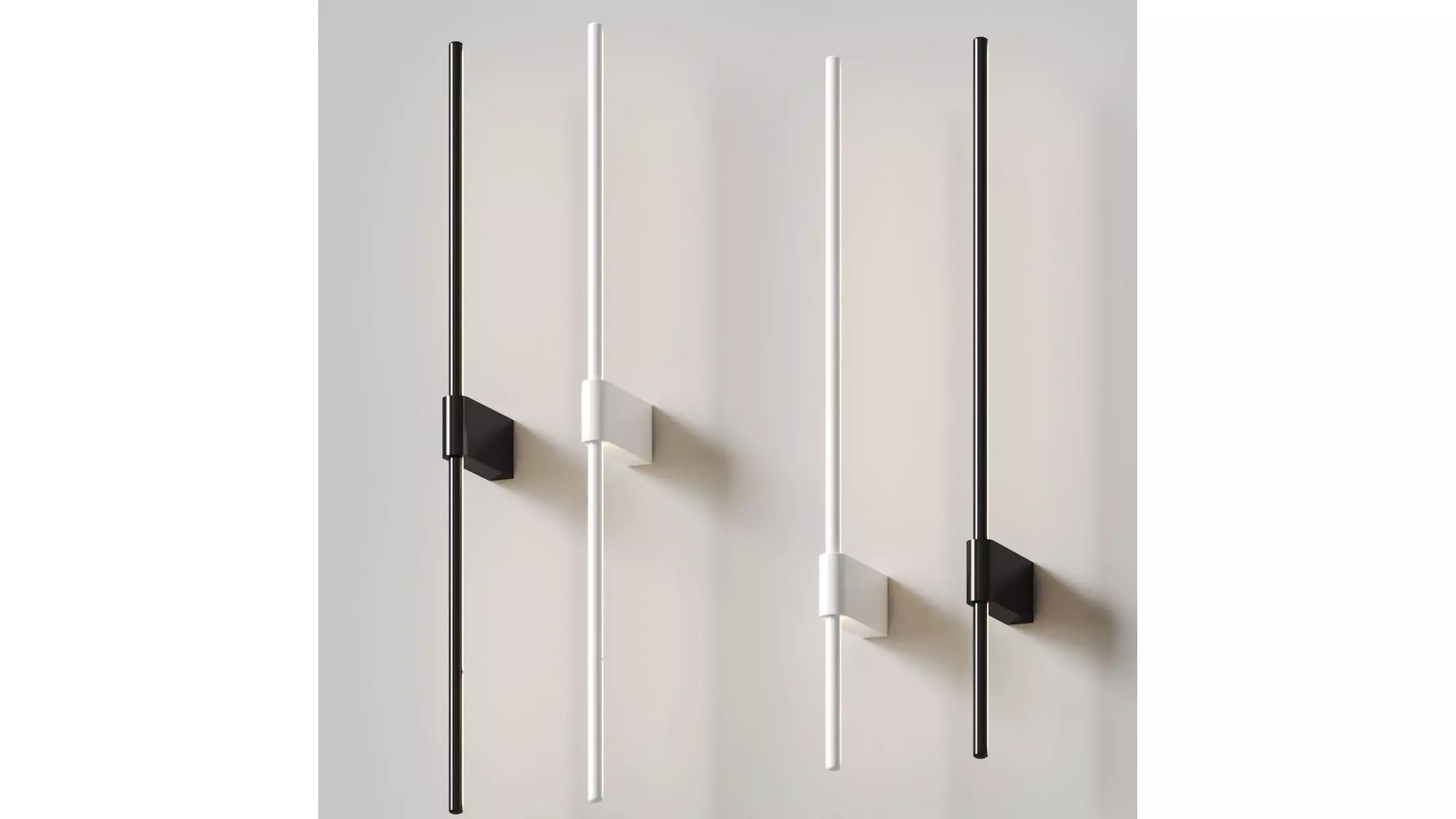 Lancia by EGOLUCE - wall lamps set 3D model_0