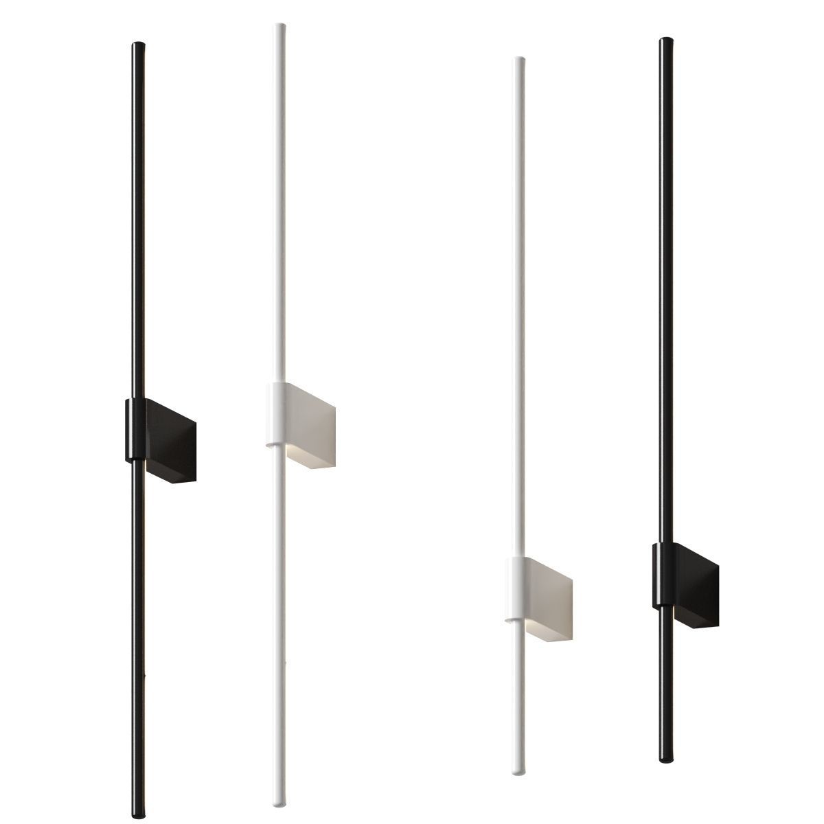 Lancia by EGOLUCE - wall lamps set 3D model_1