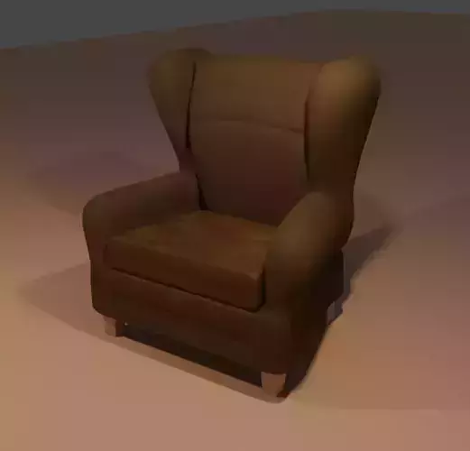 leather armchair