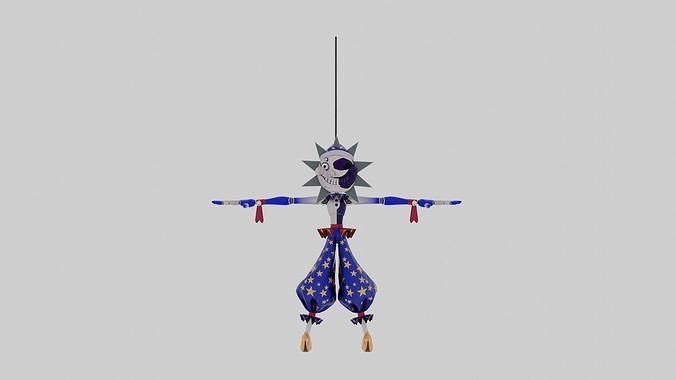 Moondrop - FNAF Security Breach Low-poly 3D model