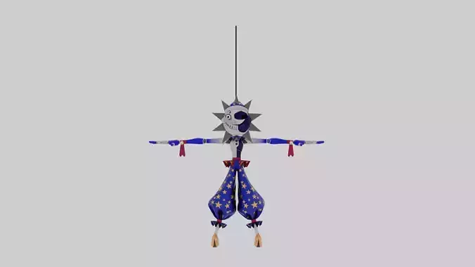 Moondrop - FNAF Security Breach Low-poly 3D model