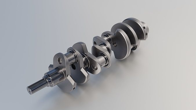 Crankshaft V8 3D model