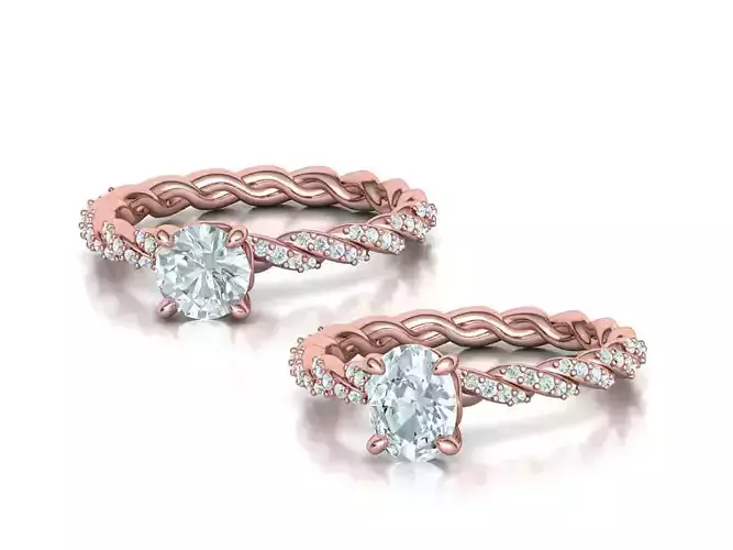 Engagement Rings  1ct Stones Collection 