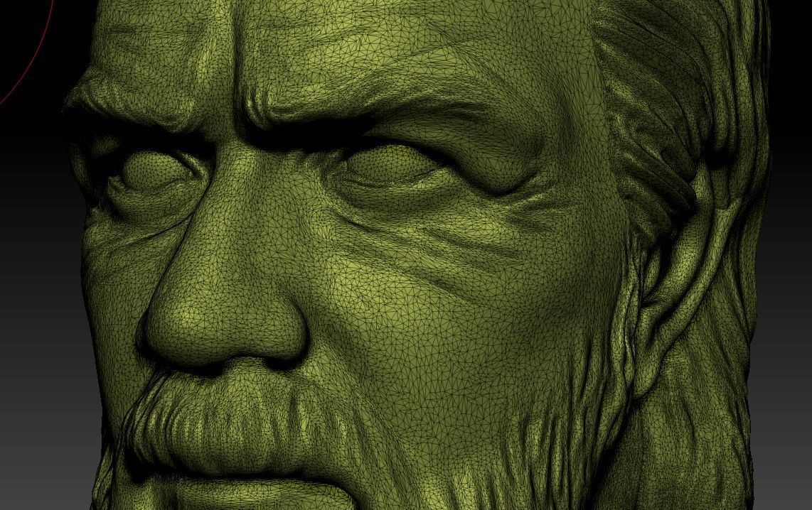 Obi-wan Kenobi Head -Serie 2022 Printable impresion 3D 3D print model_2