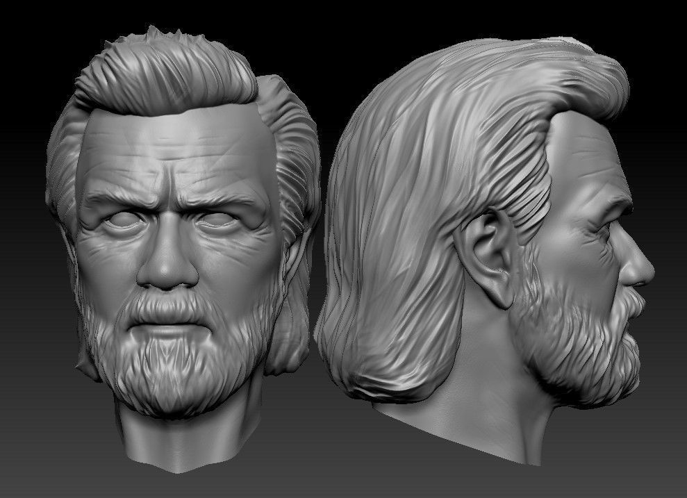 Obi-wan Kenobi Head -Serie 2022 Printable impresion 3D 3D print model_4