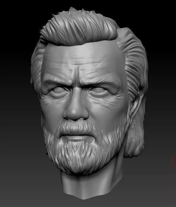 Obi-wan Kenobi Head -Serie 2022 Printable impresion 3D 3D print model_0