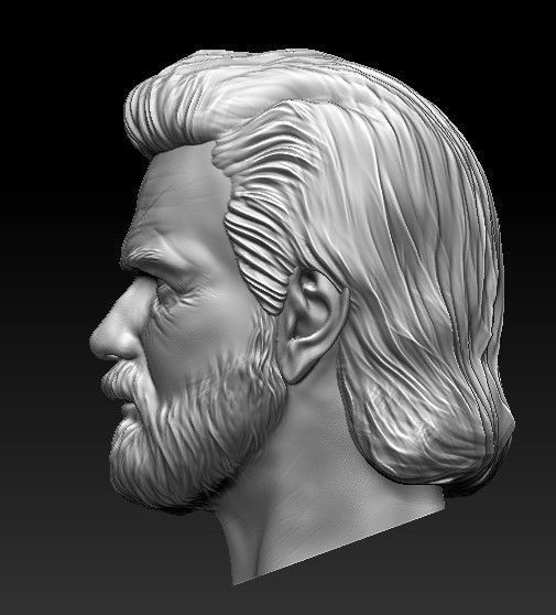 Obi-wan Kenobi Head -Serie 2022 Printable impresion 3D 3D print model_5