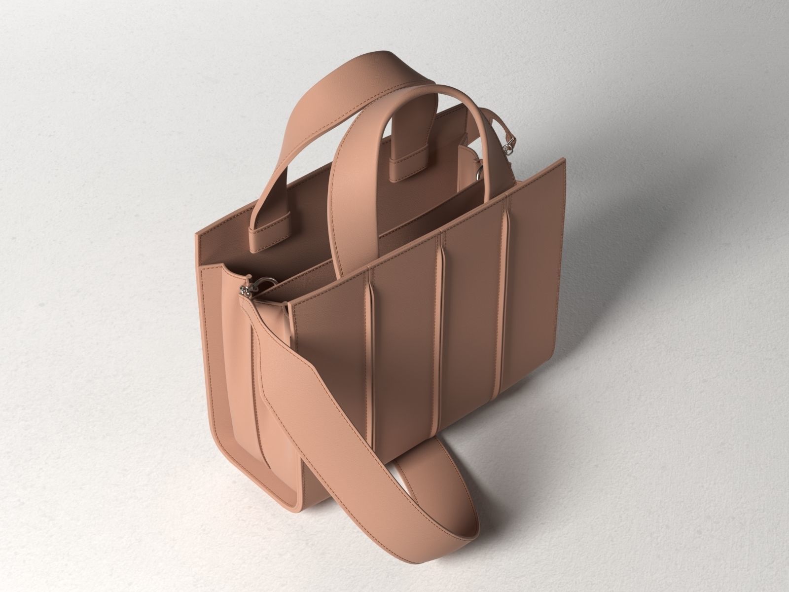 Small Whitney Bag 3D model_1